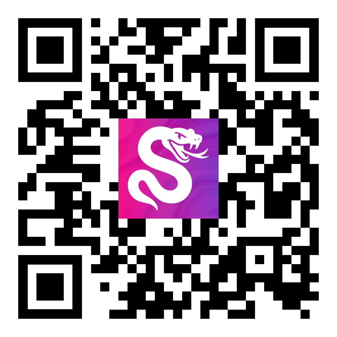 QR Code to download SnakeDrafts